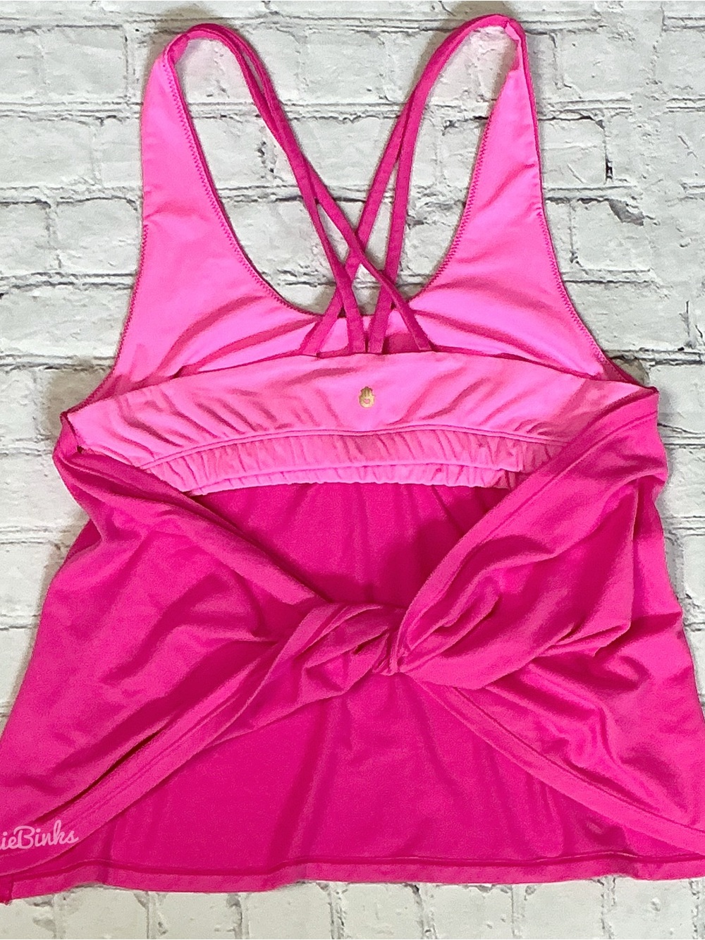 NWOT Spiritual Gangster Seamless Open Back Shelf Bra Twisted Tank Top HTF